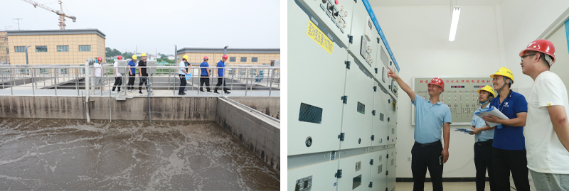 新密市洧水河污水處理廠項(xiàng)目驗(yàn)收照片