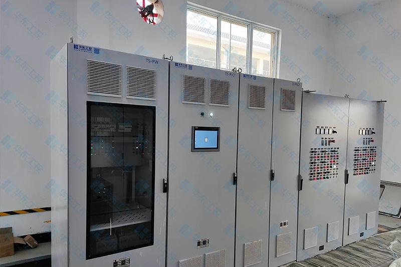 華東工控-污水處理現場施工